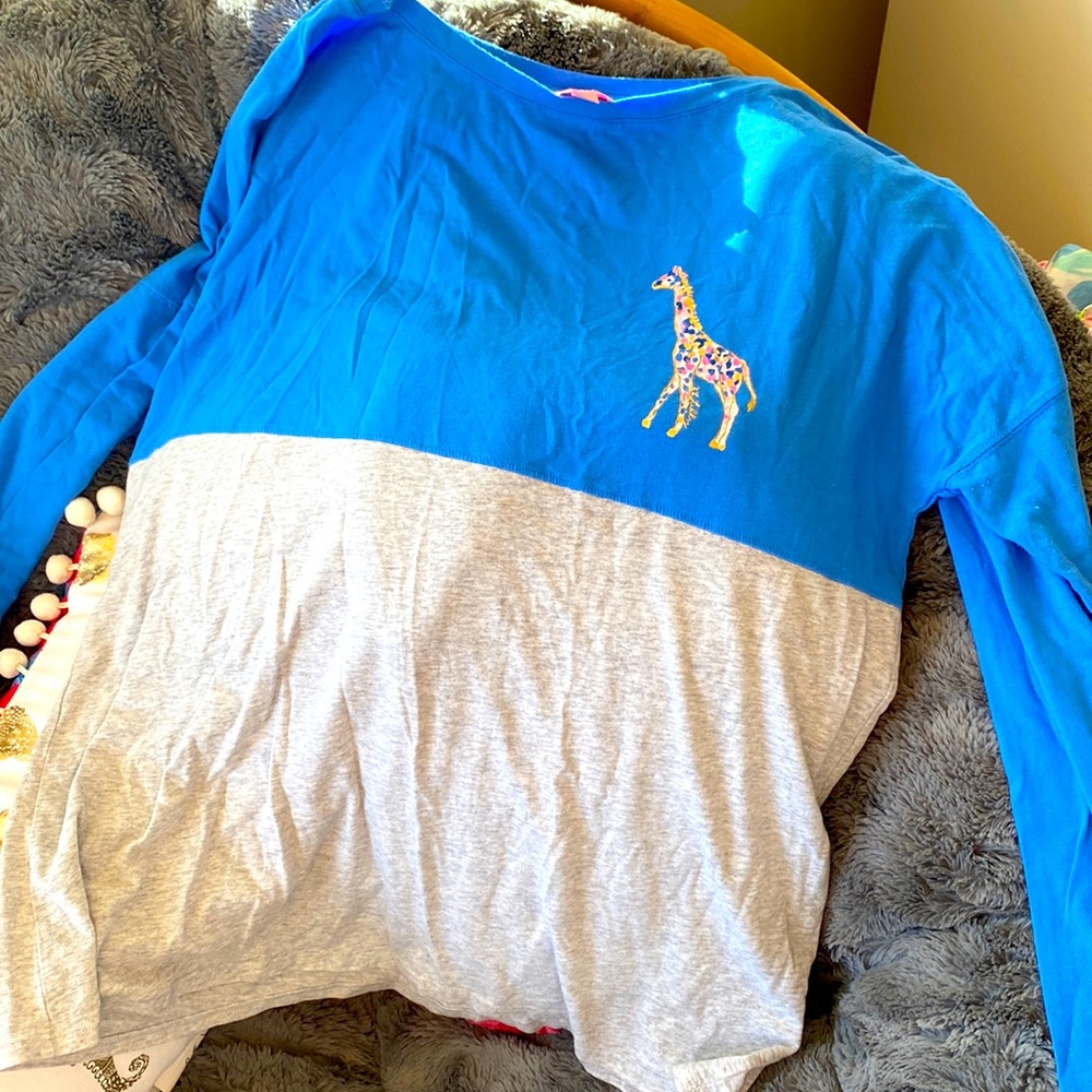 Lilly Pulitzer Gumbo Limbo Finn Long Sleeve Tee GUC